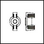 Metric Deco Locking Wing Nut