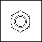 Metric Nylon Hex Nuts