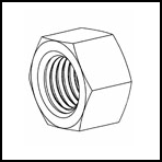 Metric Nylon Hex Nuts-DIN34814