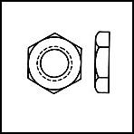 Nylon Hex Jam Nuts