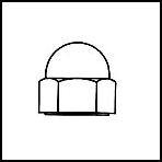 Nylon Locking Cap Nuts