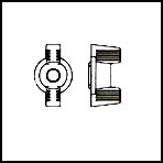 Nylon Locking Deco Wing Nuts