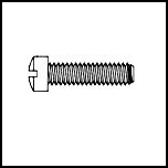 Polycarbonate Slt Fill Machine Screw