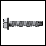 Slotted Hex Machine Screws