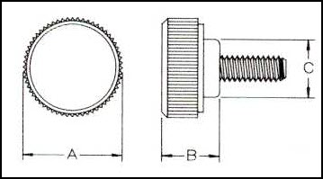 Standard Round Head Screw Diagrammatic