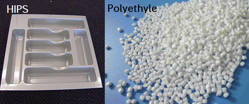 High Impact Polystyrene and Polyethylene