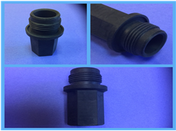 custom plastic flex tube cnc turned parts